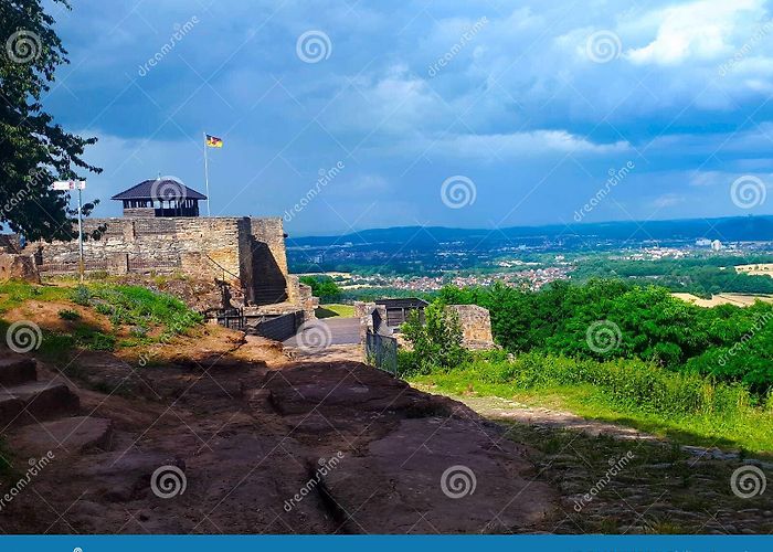 Teufelsburg Ruin of the Castle Teufelsburg in Felsberg, Saarland Stock Photo ... photo