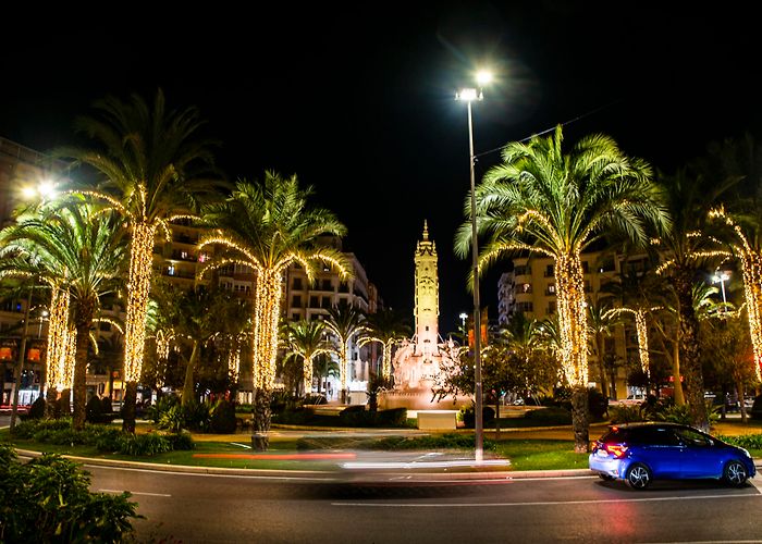 Bulevar plaza Christmas lights in Alicante | Ximenez Iluminación photo
