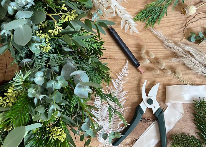 Capesthorne Hall Luxury Christmas Wreath Making Workshops in Cheshire, Manchester ... photo
