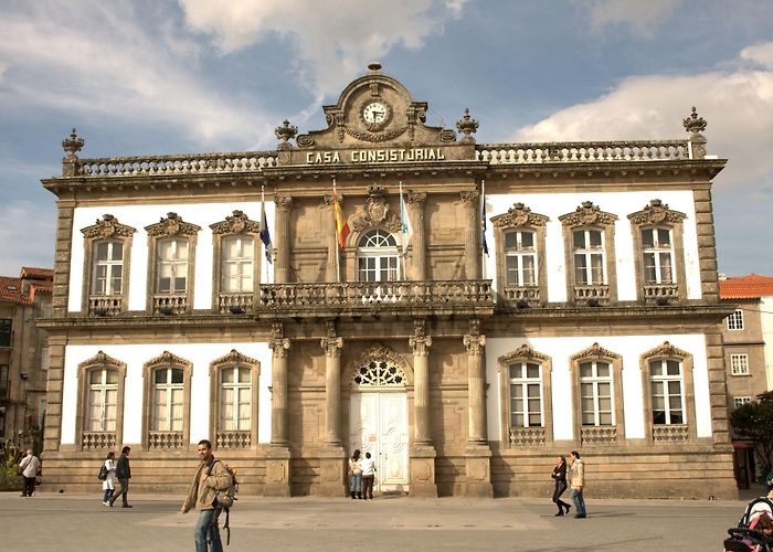 Pontevedra Town Hall City Hall, 19th century in Pontevedra, Spain image - Free stock ... photo