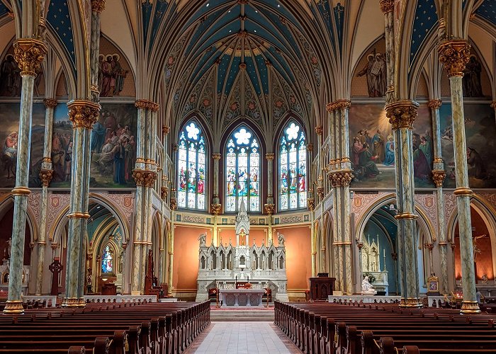 Cathedral of St John the Baptist Interior of The Cathedral Basilica of St. John the Baptist in ... photo