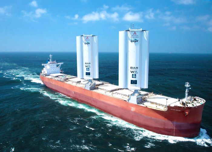 Cargill International Wind power returns to commercial shipping with trial of high-tech ... photo
