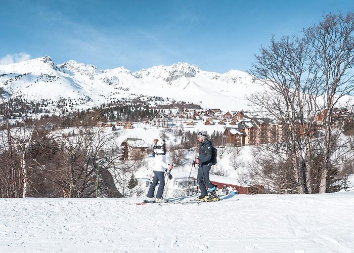 Lune Bleue Ski Lift Saint François Longchamp : ski trip - travel blog photo