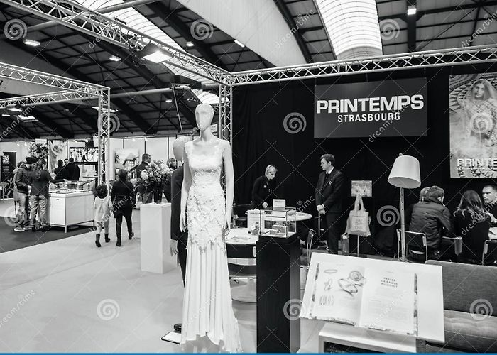 Printemps Department Store Printemps Fashion at Salon Du Marriage Wedding Fair France ... photo