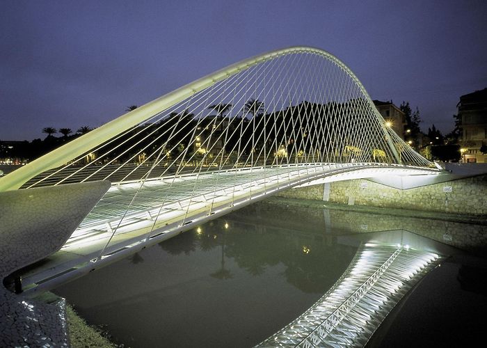 Santiago Calatrava  Bridge Manrique Footbridge / Murcia (Gallery) - Santiago Calatrava ... photo
