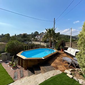 Olivella Amazing Vila Close To Sitges, Jacuzzi, Swimming Pool & Exellent Views Exterior photo