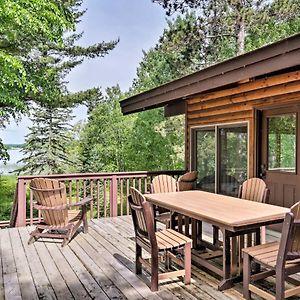 Arago Rustic Cozy Cabin On Island Lake With Fire Pit, Dock Exterior photo