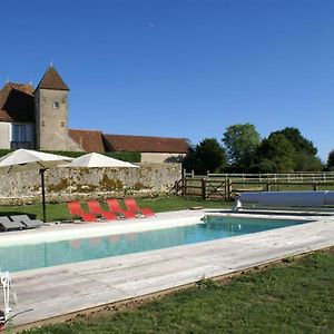 فيلا Charmante Maison Du Xve Avec Piscine, Jardin Et Terrasse En Lisiere De La Foret De Troncais - Fr-1-489-217 Le Brethon Exterior photo