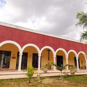 مبيت وإفطار Dzibikak Hacienda Santa Maria De Batzan By Rotamundos Exterior photo