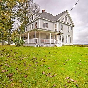 فيلا Historic Victorian Farmhouse With Porch And Views! Mayville Exterior photo