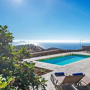 أغيا غاليني Tranquil Sea View Villa With Private Pool, Just 2Km From The Beach! Exterior photo