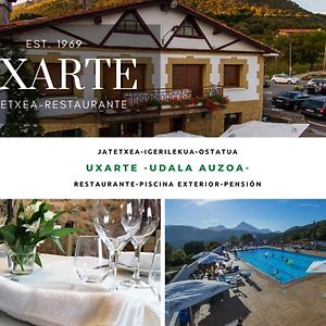 فندق Uxarte -Alojamiento, Restaurante Y Piscinas Arrasate/Mondragon Exterior photo