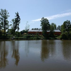 فيلا Florennes Gite Neuf 150 M2 Devant Un Grand Lac Prive De 2 Hectares Poissonneux Au Milieu Des Bois Exterior photo