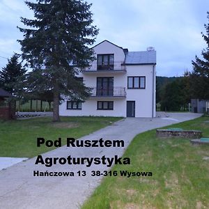شقة Pod Rusztem Agroturystyka Wysowa-Zdrój Exterior photo