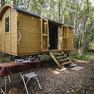 Sougeres-en-Puisaye Lovely 2-Bed Shepherds Hut In A Forest Exterior photo