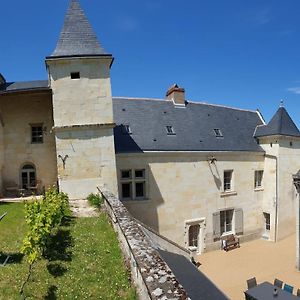 فيلا Logis Escale Vue Loire, Piscine Semi-Troglodyte Treves-Cunault Exterior photo