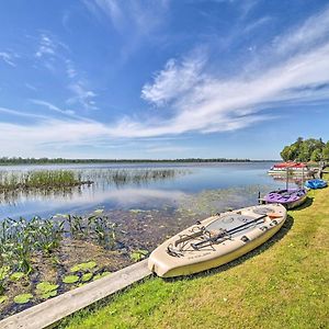 فيلا Waterfront Tawas Lake Retreat With Fire Pit! East Tawas Exterior photo