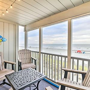 شاطئ ميرتل Oceanfront Condo With Furnished Deck And Views! Exterior photo