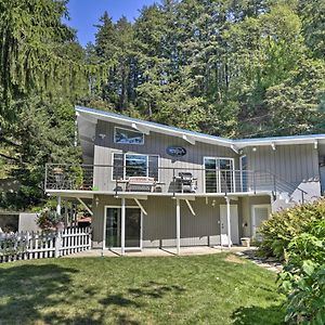 فيلا Waterfront Troutdale Hideaway Sandy River Fishing Exterior photo