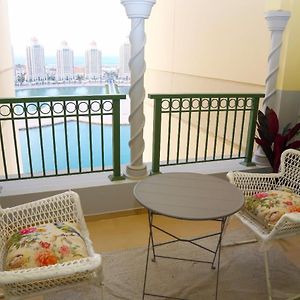 الدوحة Beachfront Luxury Apartment-Pearl Island شقه مطله على الشاطئ بجزيرة اللؤلؤه Exterior photo