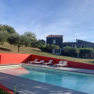 فيلا Maison Spacieuse Avec Piscine A Saint Lager Bressac Exterior photo