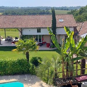 فيلا Maison Avec Piscine Chauffee Et Pool House Saint-Mont Exterior photo