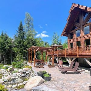Wml Stunning Log Home In Bretton Woods, Ac, 2-Person Jacuzzi, Indoor And Outdoor Fireplaces, & More! Exterior photo