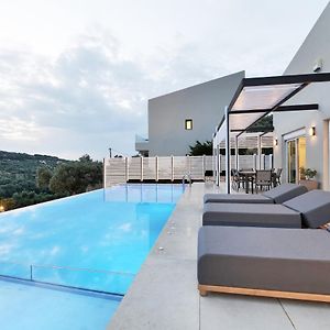 Agia Triada Moly - Luxury Villa With Heated Private Pool Exterior photo