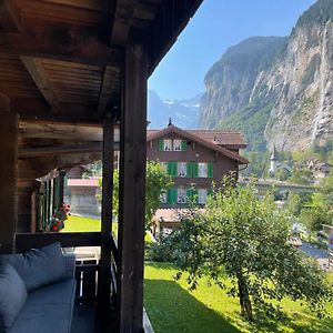 Staubbach View - Traditional Chalet Apartment لوتربرونن Exterior photo