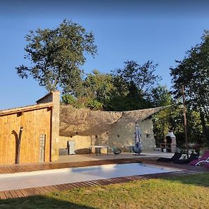 فيلا Gite Campagne Famille 15 Pers Piscine Chauffee Jeux Enfants Petanque Saint-Sauvy Exterior photo