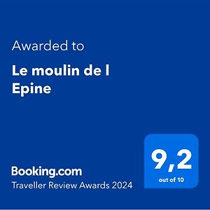 فيلا Taintruxفي Le Moulin De L Epine Exterior photo