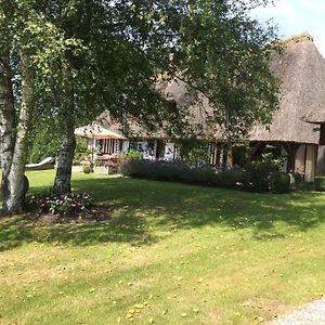 فيلا Grande Chaumiere Avec Piscine Chauffee Normandie Vieux-Bourg  Exterior photo