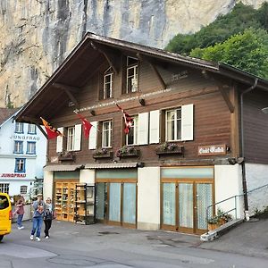 فيلا Chalet Maithili Lauterbrunnen -152-Year-Old Majestic Chalet Exterior photo