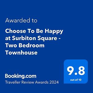 كينغستون Choose To Be Happy At Surbiton Square - Two Bedroom Townhouse Exterior photo