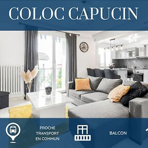 Coloc Capucin - Belle Colocation Avec 3 Chambres Independantes / Balcon Prive / Parking Collectif / Wifi Gratuit آنماس Exterior photo