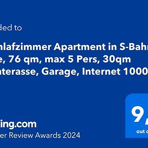 3 Zimmer Apartment In S-Bahn Nahe, 76 Qm, Max 5 Pers, 30Qm Dachterasse, Garage, Internet 1000 Mbit غارتنغن Exterior photo