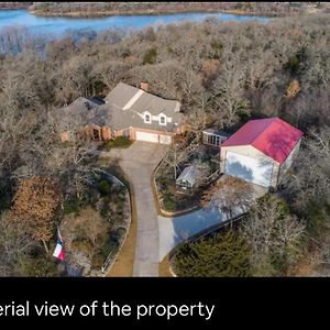 فيلا Quiet 1 Acre Lake House Nestled In The Woods 4B/4B Little Elm Exterior photo