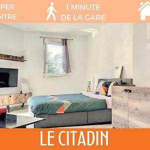 Zenbnb - Le Citadin - Studio - 2 Minutes From The Train Station آنماس Exterior photo