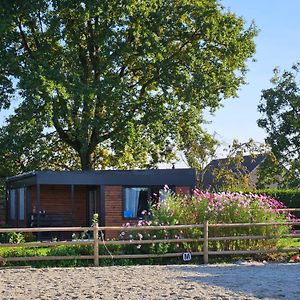 فيلا Houten Huisje Tussen Paarden Nieuwerkerken Exterior photo