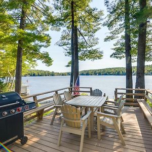 Sunapee Lakefront Cabin With Panoramic Water View And Access Exterior photo