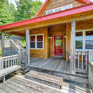 فيلا Warm And Cozy Cabin With Deck On Top Of The Blue Ridge Fancy Gap Exterior photo