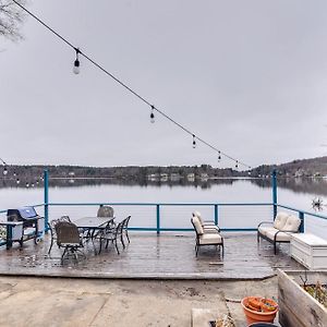Hopkinton Classic Waterfront Home On Lake Maspenock With Grill Exterior photo