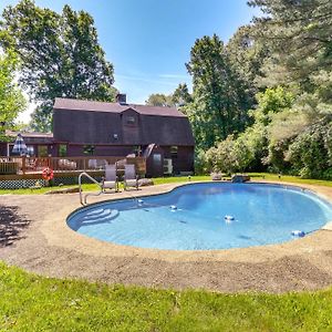 فيلا Spacious East Haddam Retreat With Private Pool! Exterior photo