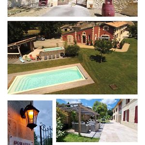 فيلا Domaine Des Pierres Precieuses - Demeure De Charme - Grand Standing - 15 Pers - Spa - Massages - Detente Et Bien-Etre - 30' Bordeaux Gauriaguet Exterior photo