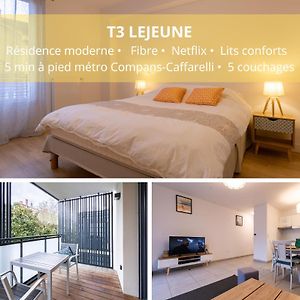 شقة T3 Lejeune, Hypercentre, Calme, Fibre, Balcon, 5 Min A Pied Metro Compans-Caffarelli تولوز Exterior photo