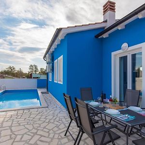 Nova Vas  Blue Holiday House With Private Pool Exterior photo