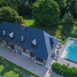 فيلا Maison Normande De Caractere A Colombages Saint-Hymer Exterior photo