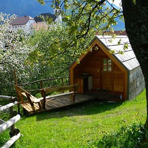 فيلا Glamping Organic Farm Slibar Tržič Exterior photo